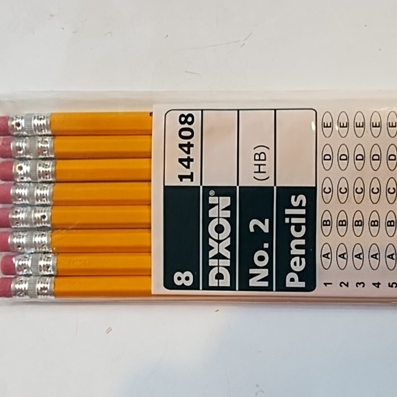 New Dixon Yellow #2 Wooden Pencils (8ct) - Picture 3 of 8
